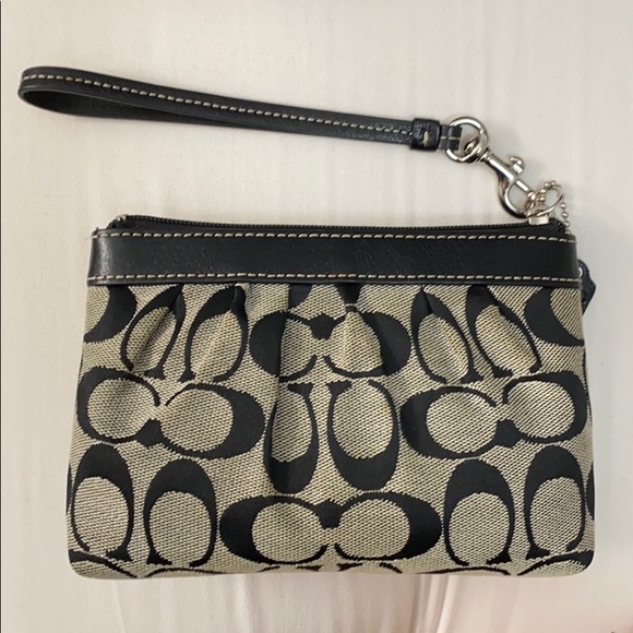Coach Signature Wristlet - Picture 2 of 4